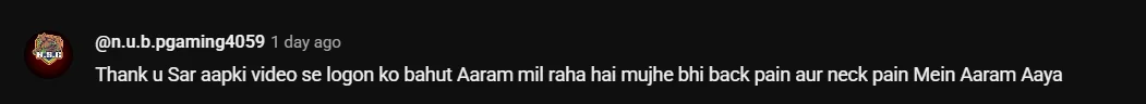 Testimonial screenshot
